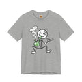 Stick Figure Bong T-Shirt | Funny Cannabis Graphic Tee