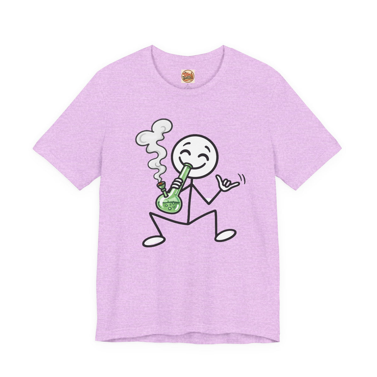 Stick Figure Bong T-Shirt | Funny Cannabis Graphic Tee