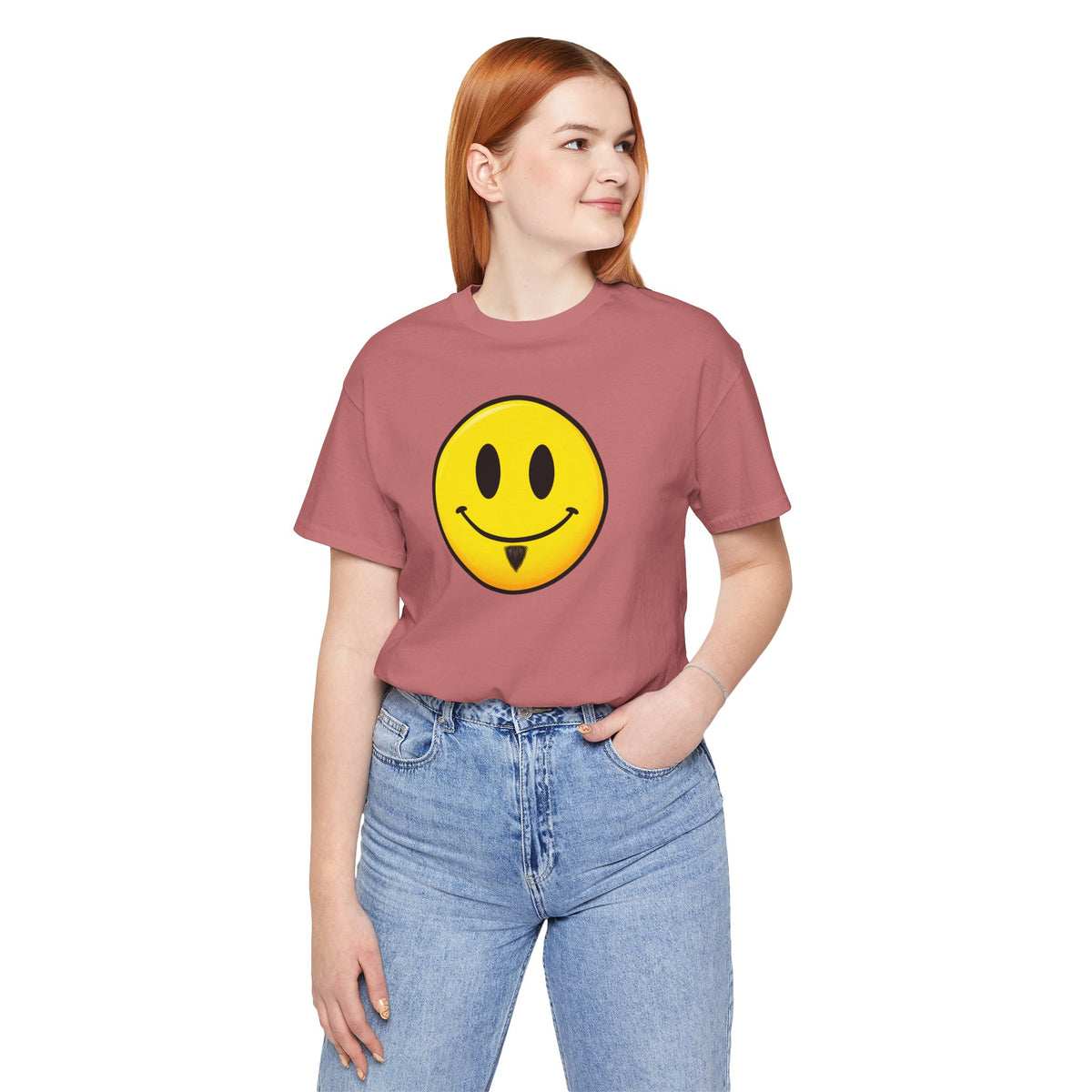 Soul Patch Smiley Face T-Shirt | Yellow Smile Graphic Tee