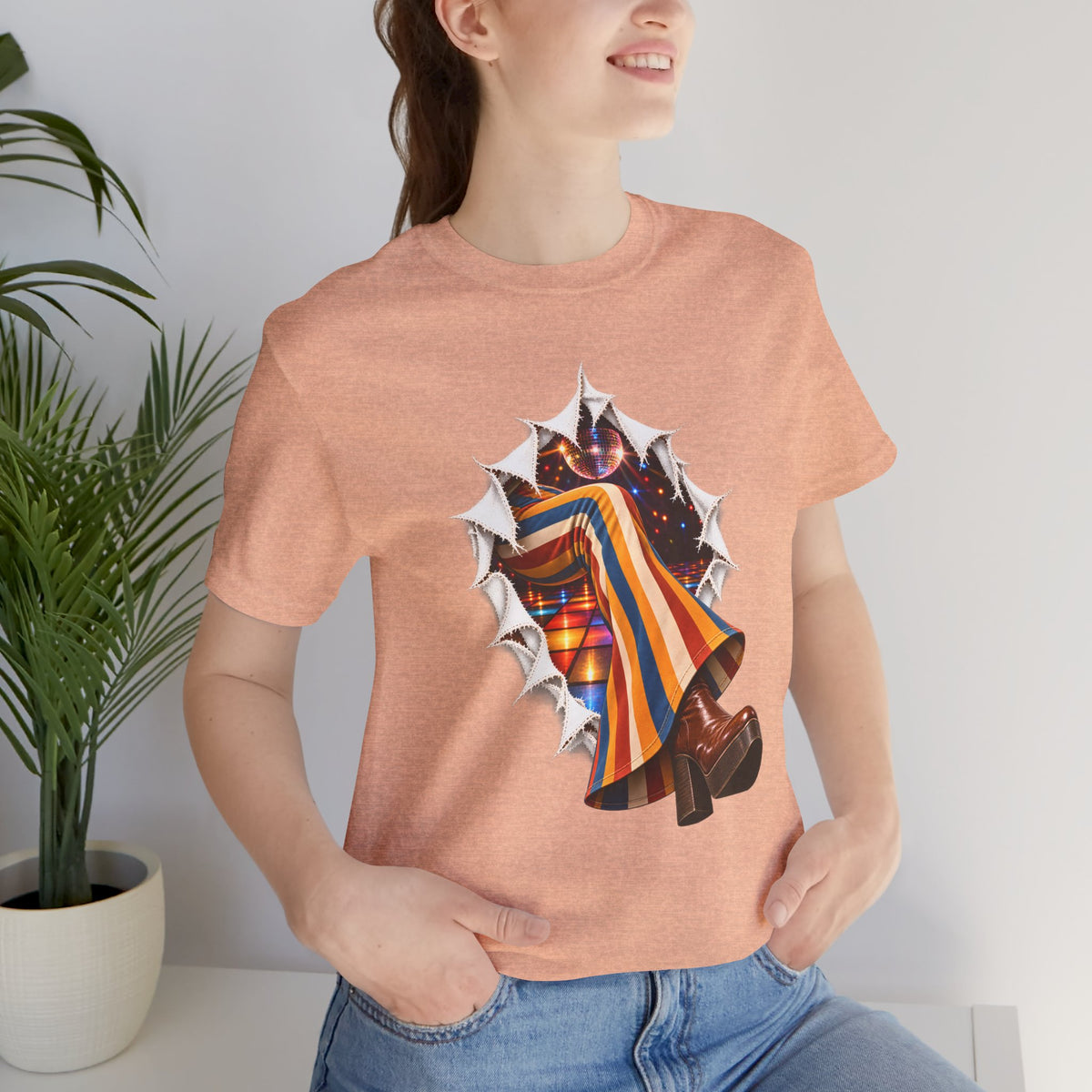 Disco Boot Graphic T-Shirt | Retro Western Tee