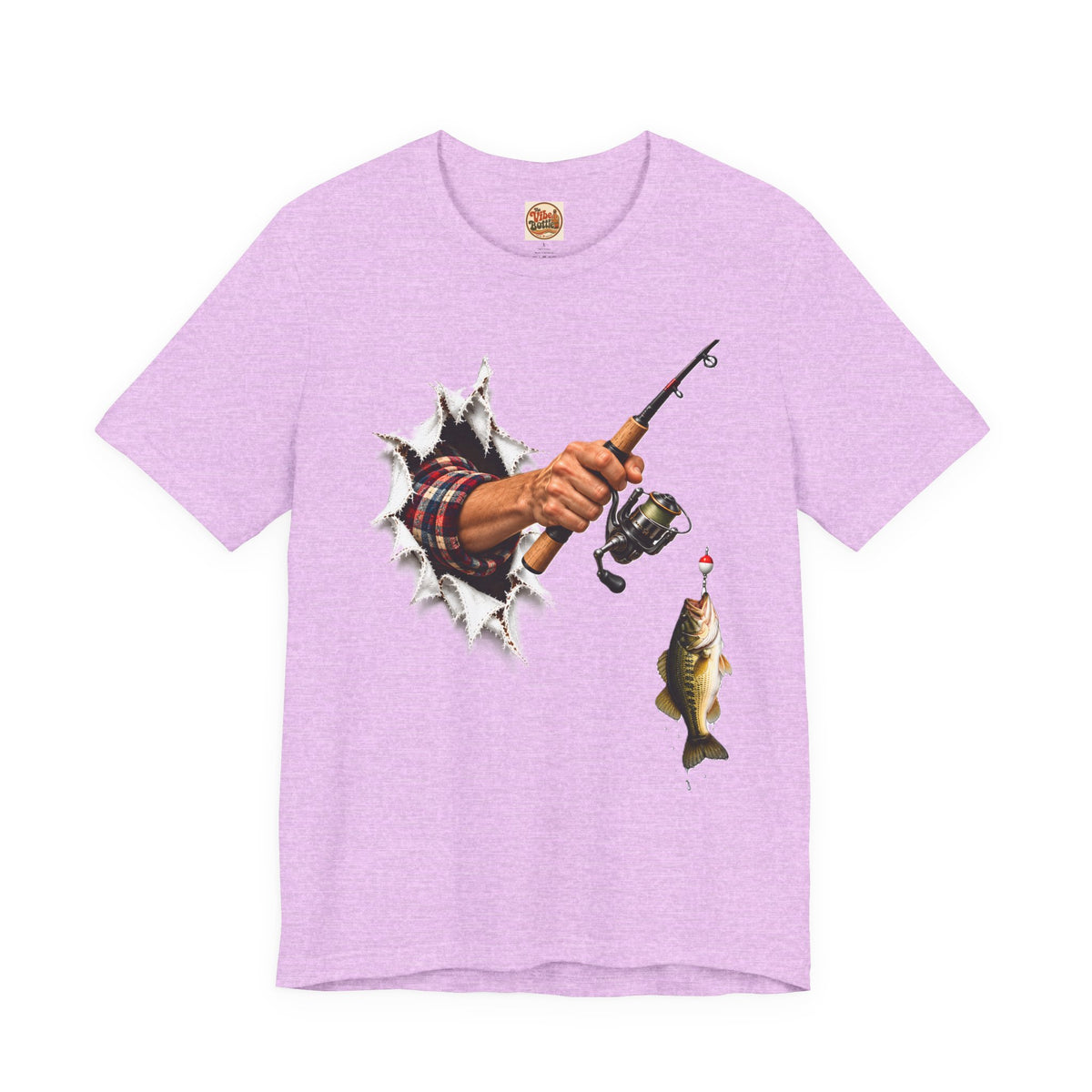 Bass Fishing T-Shirt | Hand Through Shirt Graphic Tee.