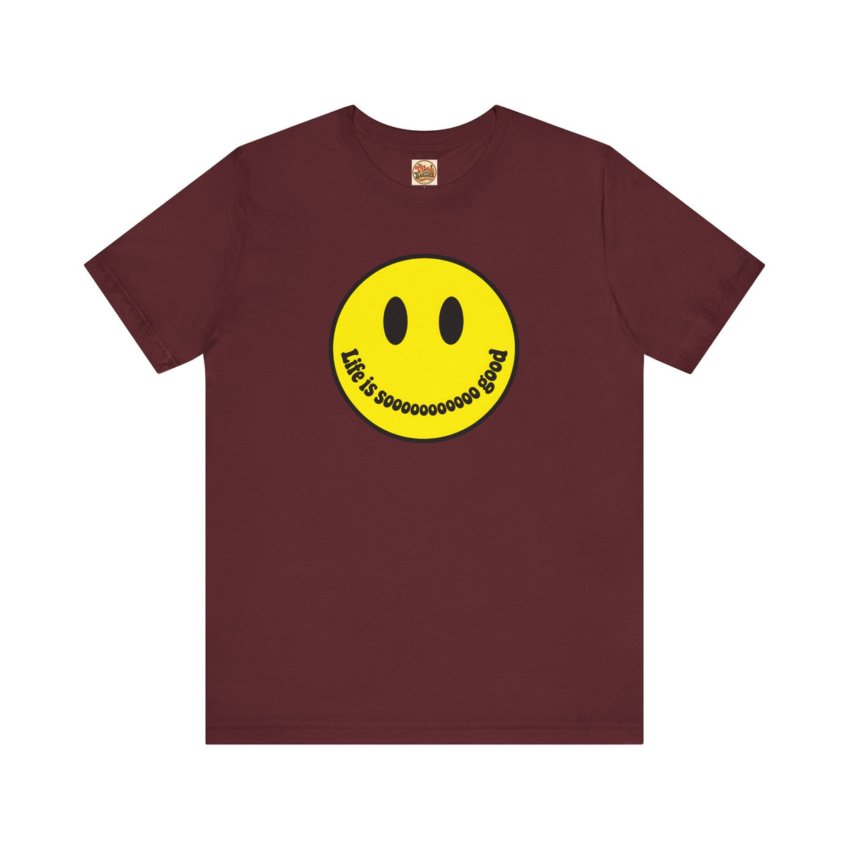 Life Is Sooooo Good Smiley Face T-Shirt | Retro Happy Tee