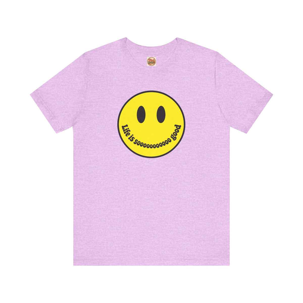 Life Is Sooooo Good Smiley Face T-Shirt | Retro Happy Tee