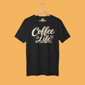 Coffee Is Life T-Shirt | Vintage Script Graphic Tee