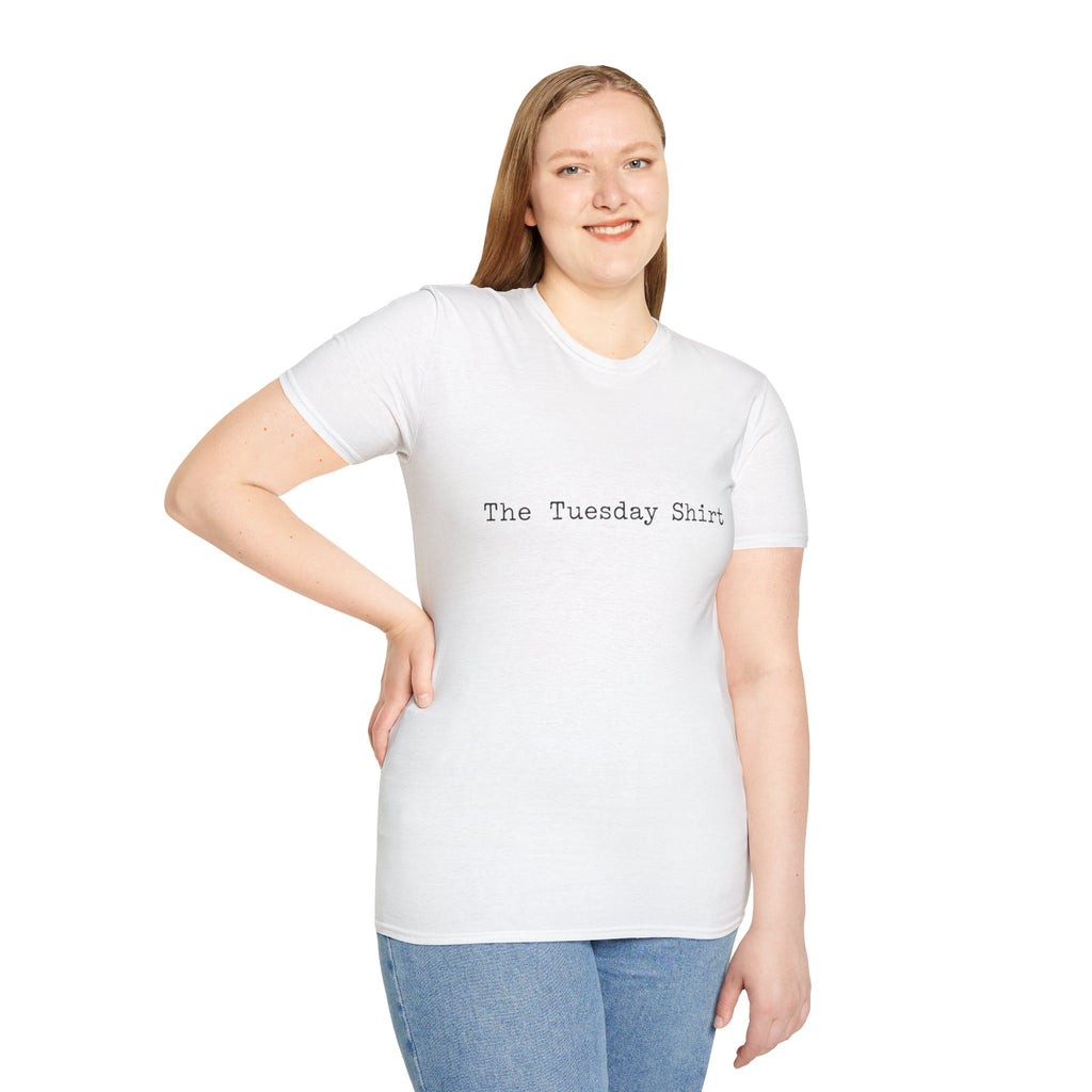 The Tuesday Shirt | Minimal Text T-Shirt