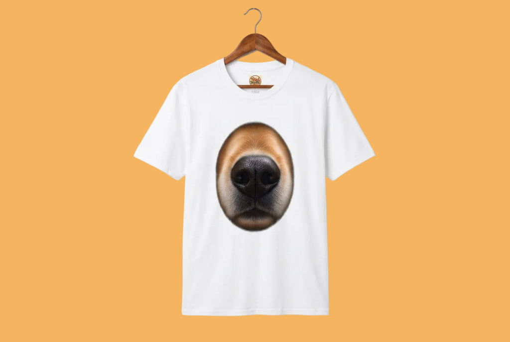 Dog Nose Close-Up T-Shirt | Funny Dog Lover Tee