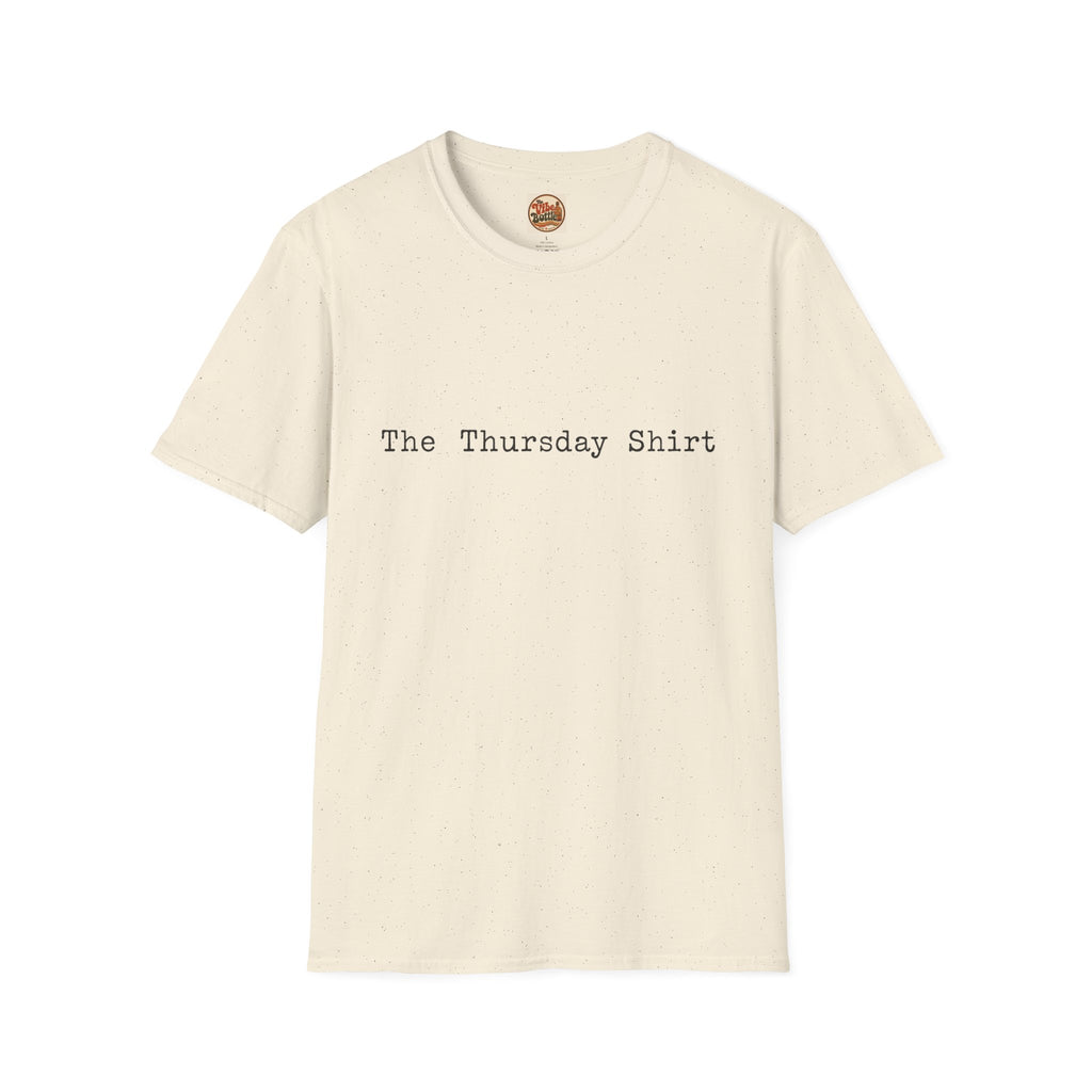 The Thursday Shirt T-Shirt | Minimal Text Tee, Casual Everyday Top