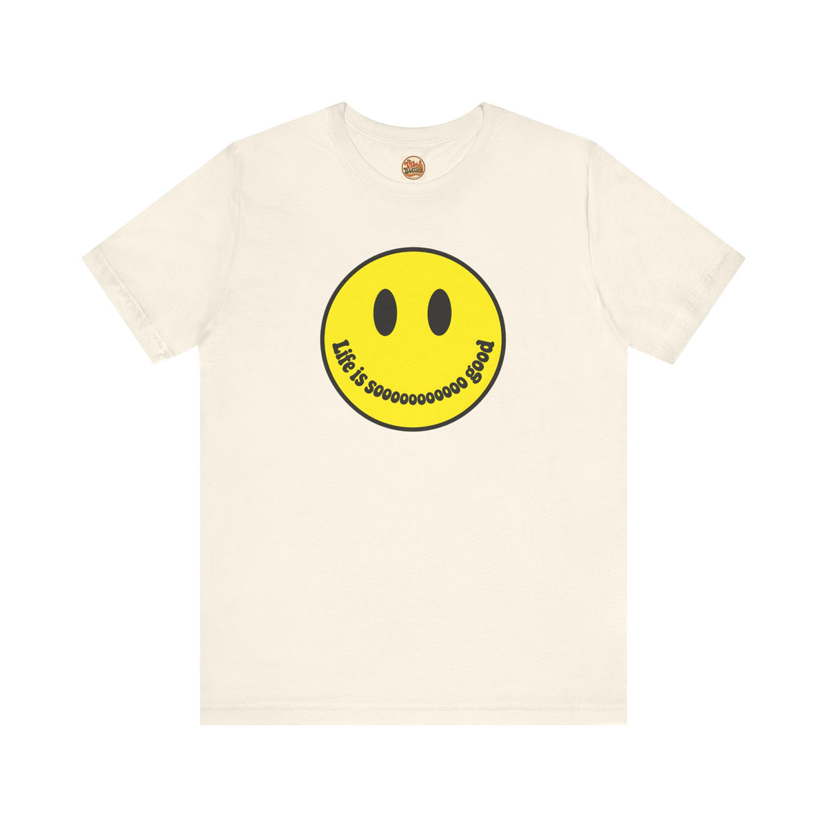 Life Is Sooooo Good Smiley Face T-Shirt | Retro Happy Tee