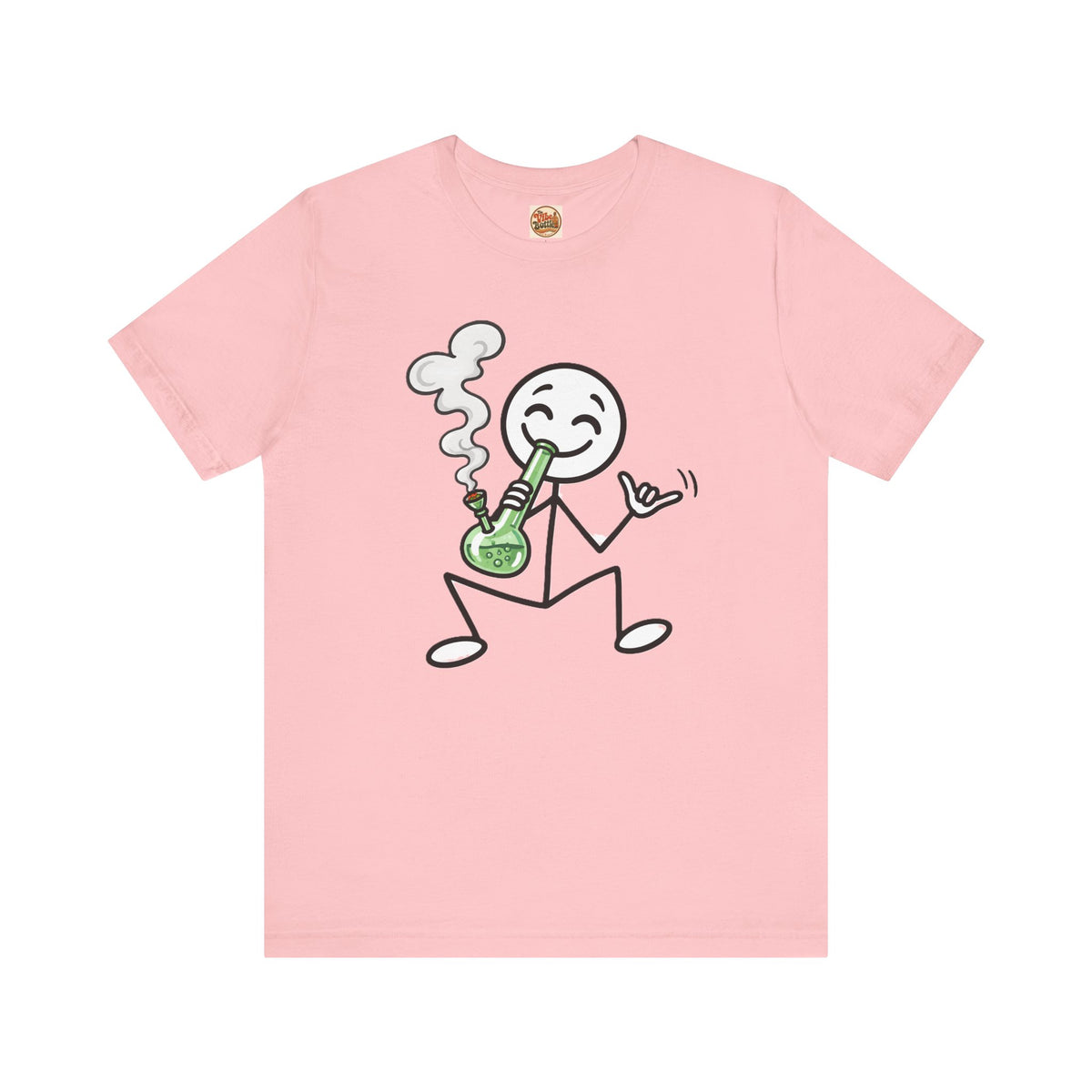 Stick Figure Bong T-Shirt | Funny Cannabis Graphic Tee