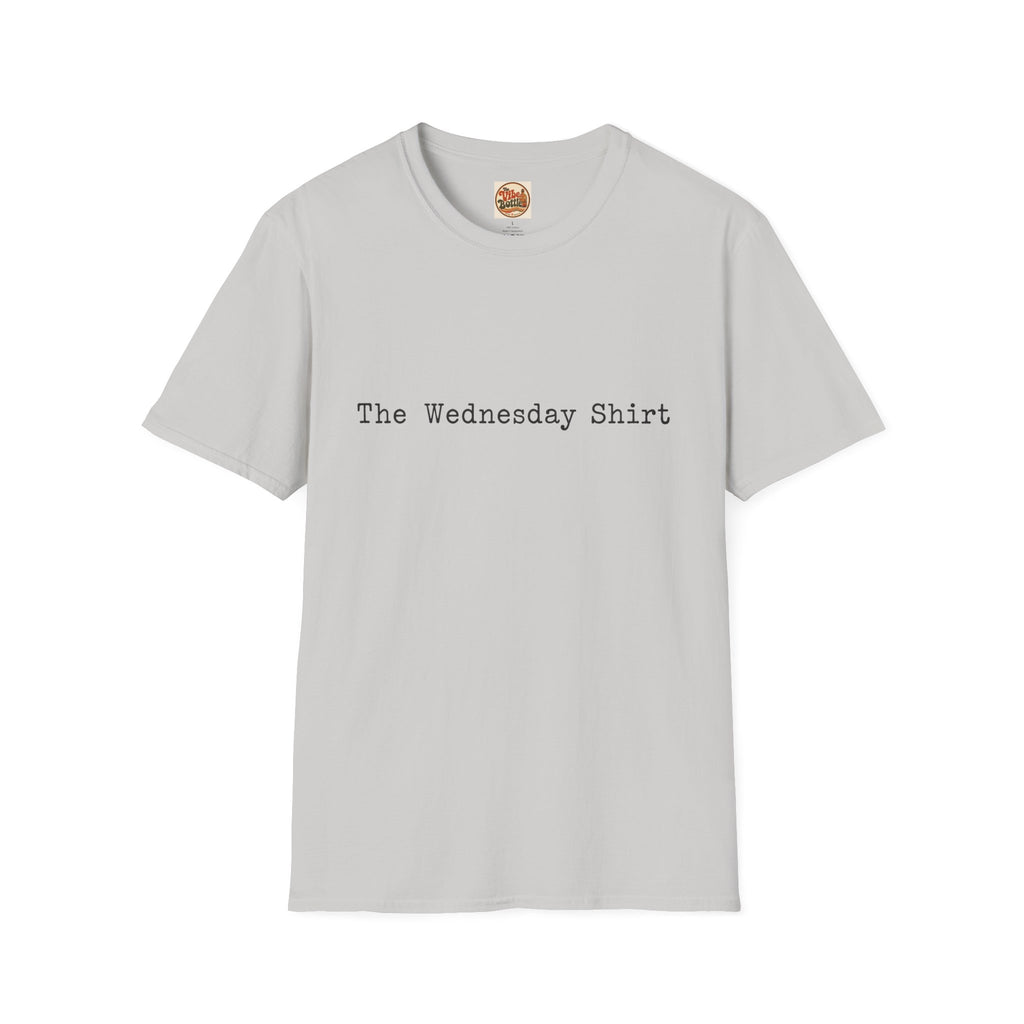 The Wednesday Shirt | Minimalist Text T-Shirt