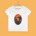 Scream Parody | Women’s V-Neck Art T-Shirt