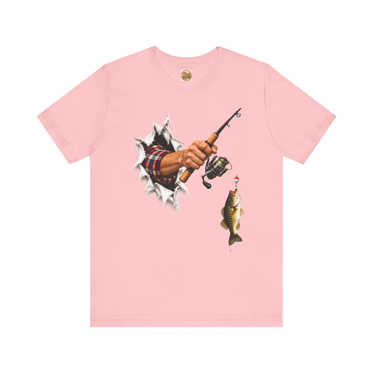 Bass Fishing T-Shirt | Hand Through Shirt Graphic Tee.