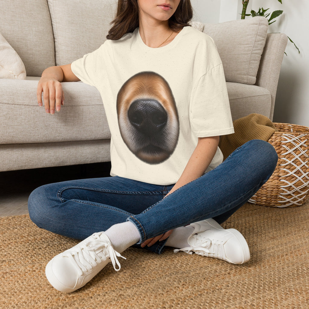 Dog Nose Close-Up T-Shirt | Funny Dog Lover Tee