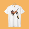 Bass Fishing T-Shirt | Hand Through Shirt Graphic Tee.