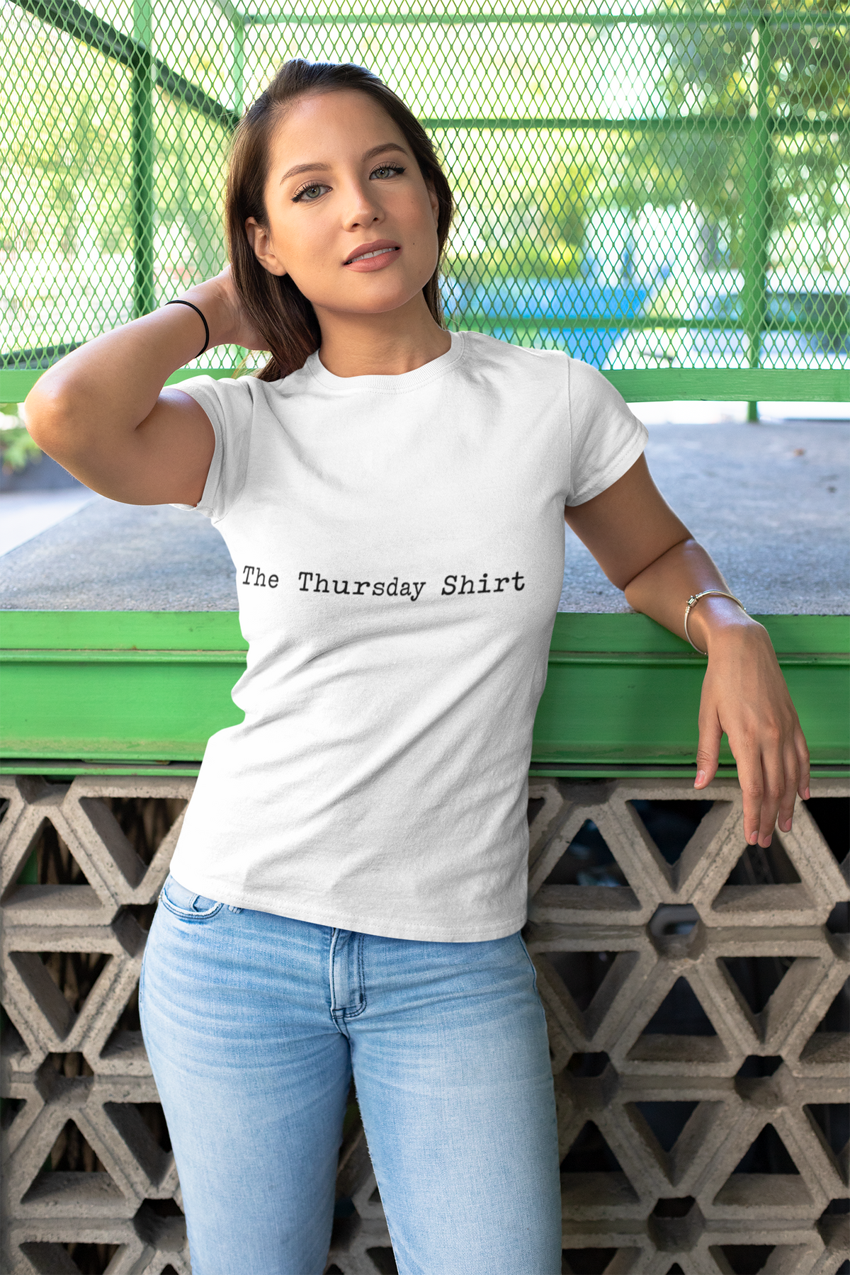 The Thursday Shirt T-Shirt | Minimal Text Tee, Casual Everyday Top