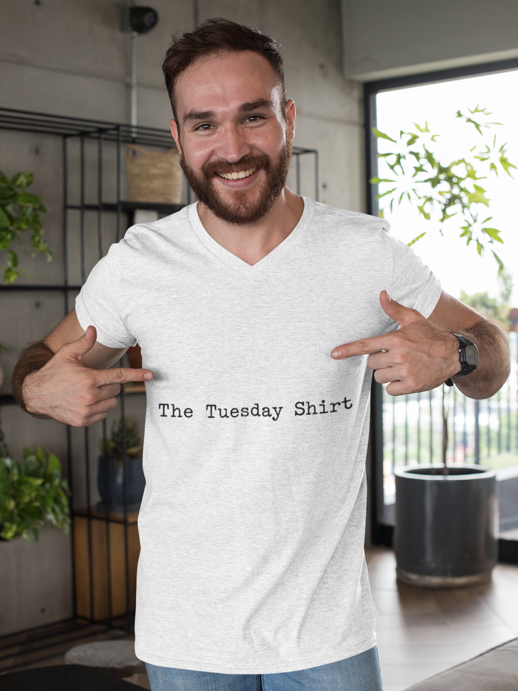 The Tuesday Shirt | Minimal Text T-Shirt