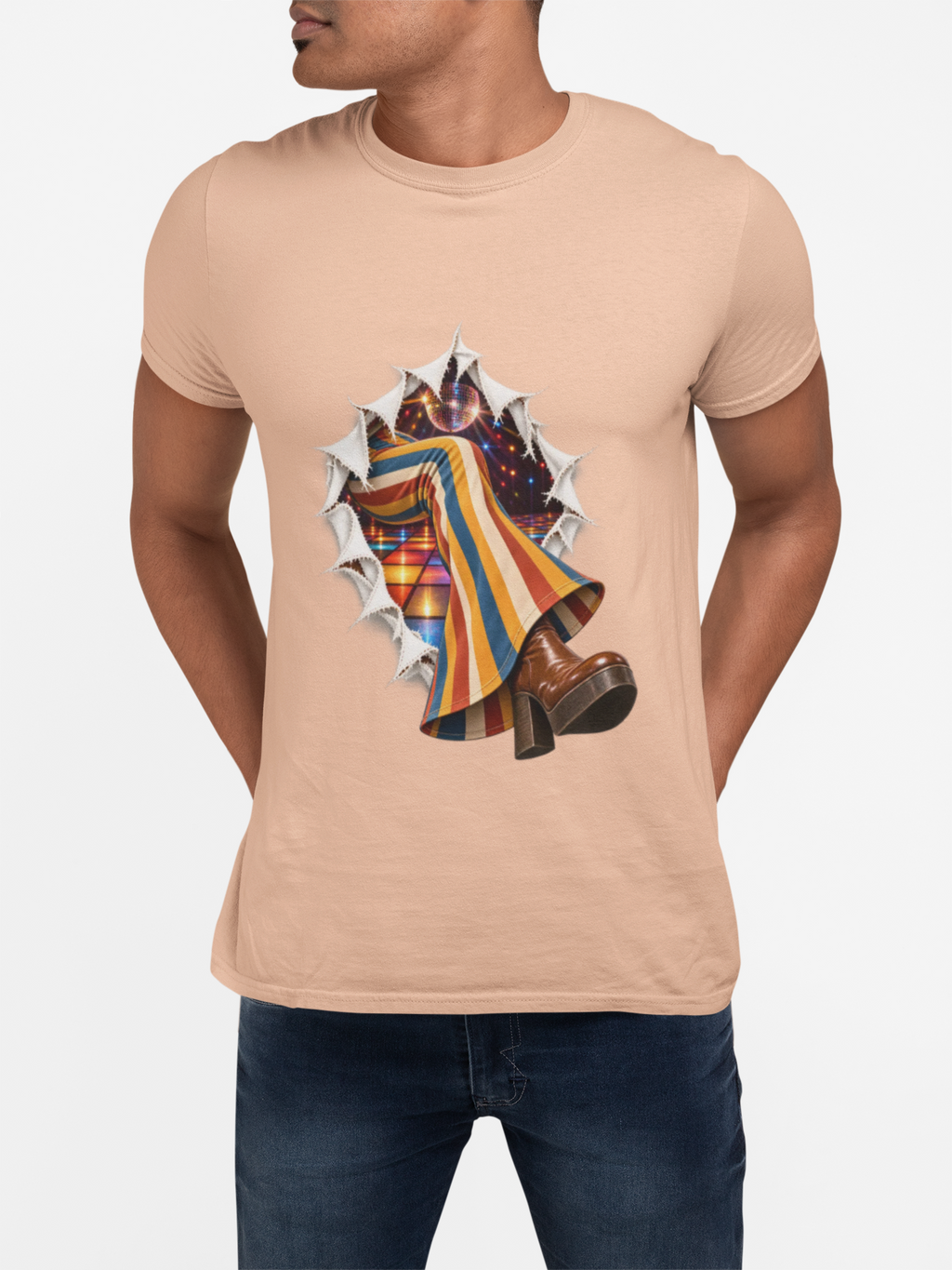 Disco Boot Graphic T-Shirt | Retro Western Tee