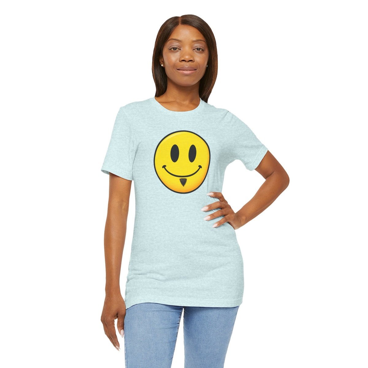 Soul Patch Smiley Face T-Shirt | Yellow Smile Graphic Tee