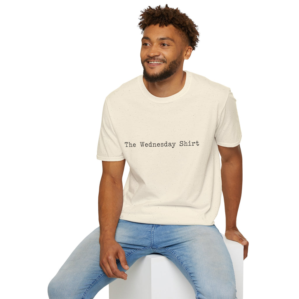 The Wednesday Shirt | Minimalist Text T-Shirt
