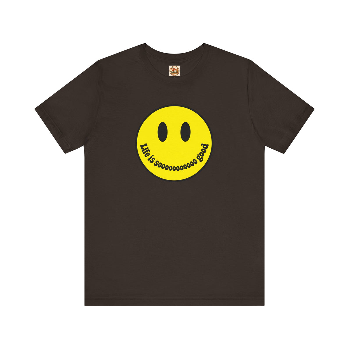 Life Is Sooooo Good Smiley Face T-Shirt | Retro Happy Tee