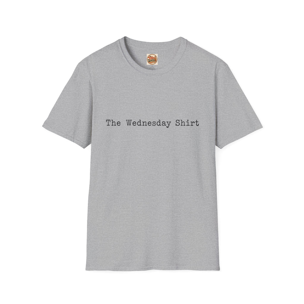The Wednesday Shirt | Minimalist Text T-Shirt
