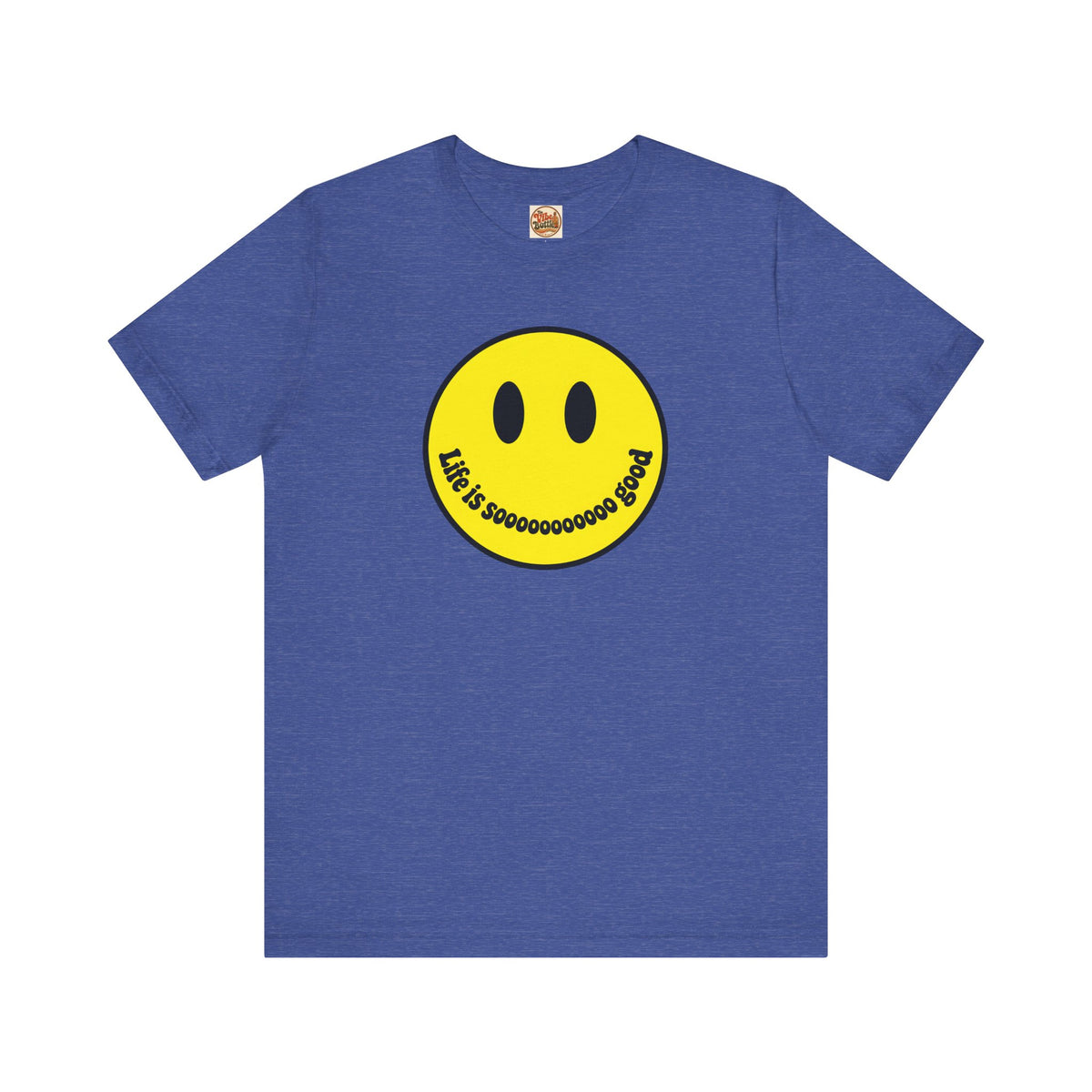 Life Is Sooooo Good Smiley Face T-Shirt | Retro Happy Tee