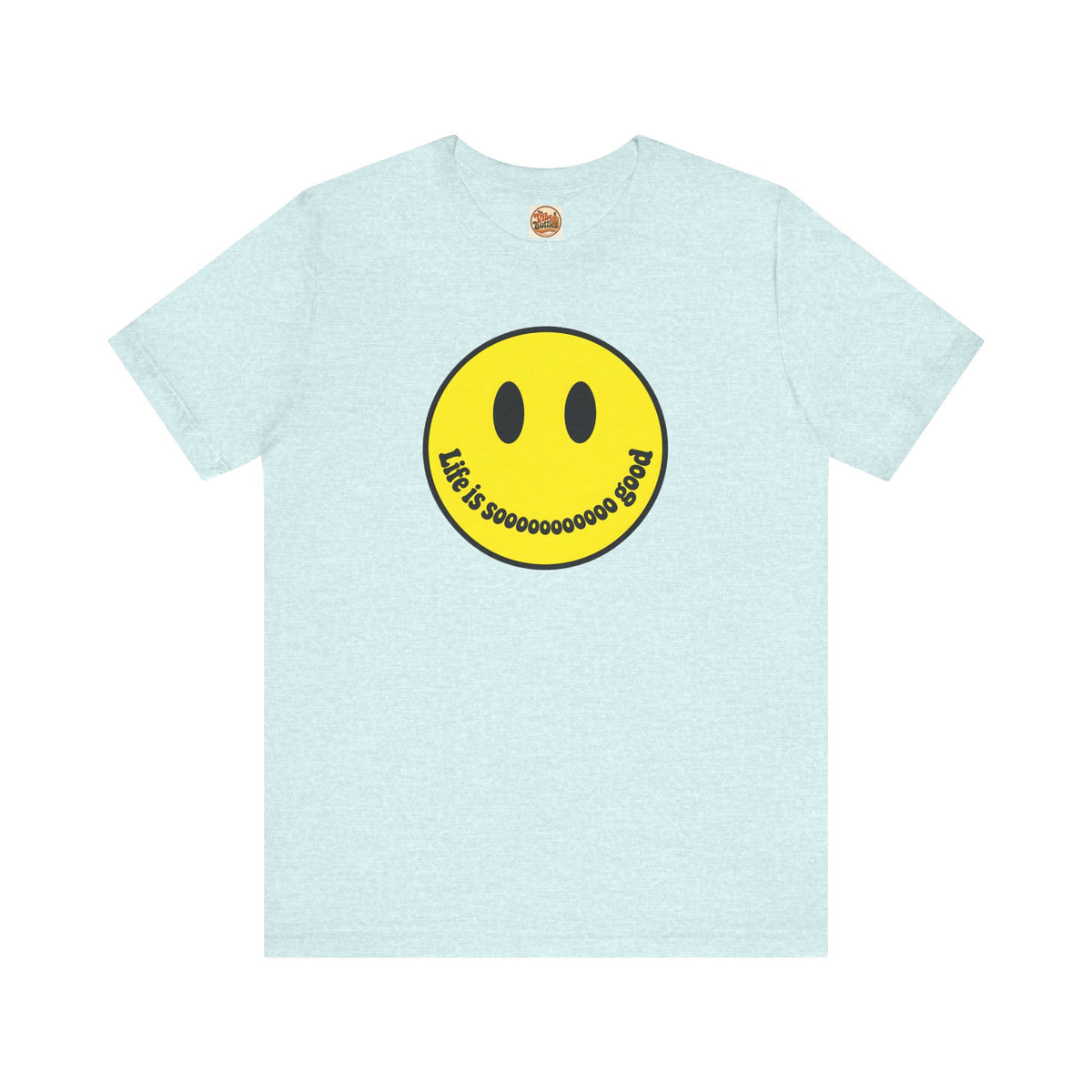 Life Is Sooooo Good Smiley Face T-Shirt | Retro Happy Tee
