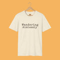 Wandering Aimlessly T-Shirt | Minimalist Quote Tee