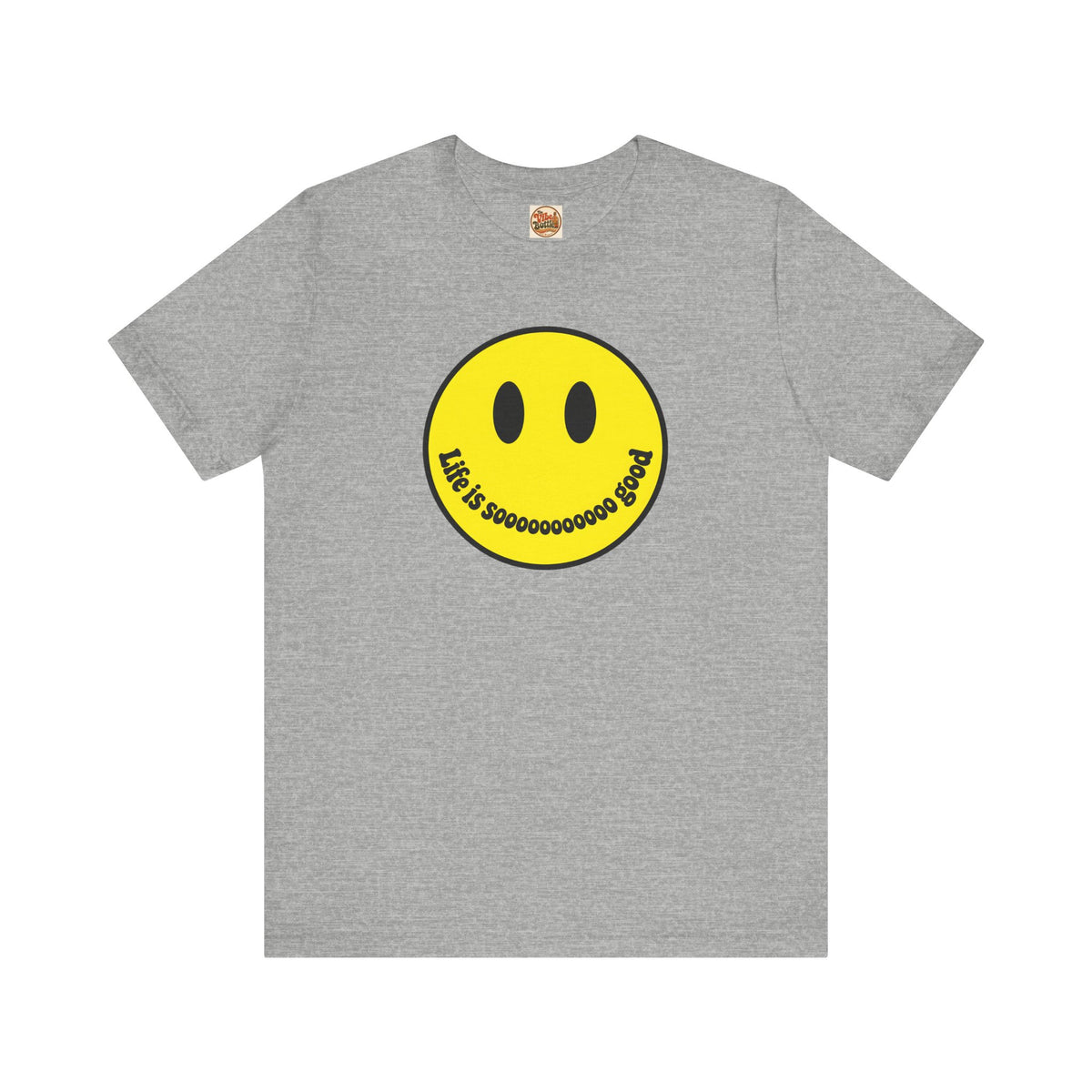 Life Is Sooooo Good Smiley Face T-Shirt | Retro Happy Tee