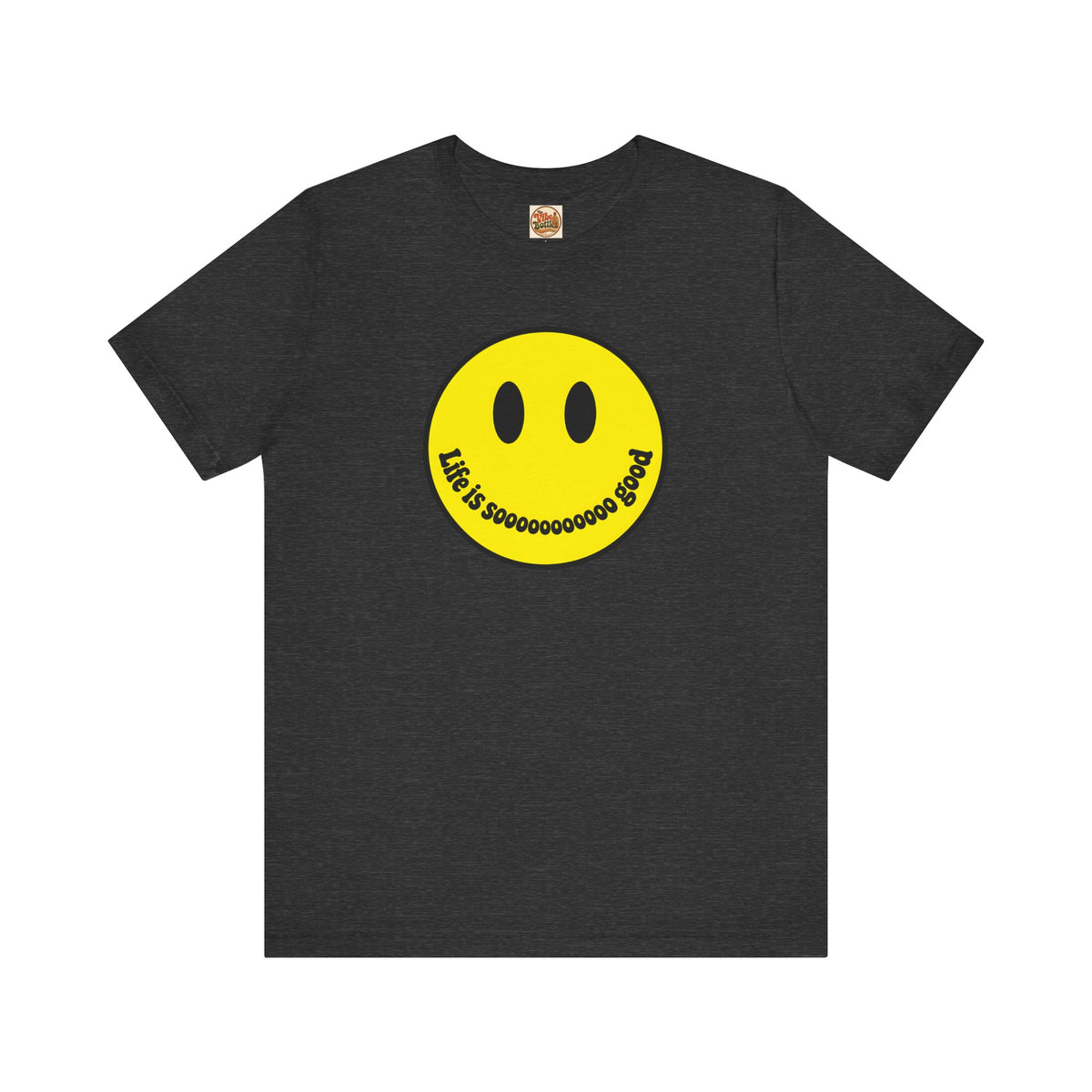 Life Is Sooooo Good Smiley Face T-Shirt | Retro Happy Tee