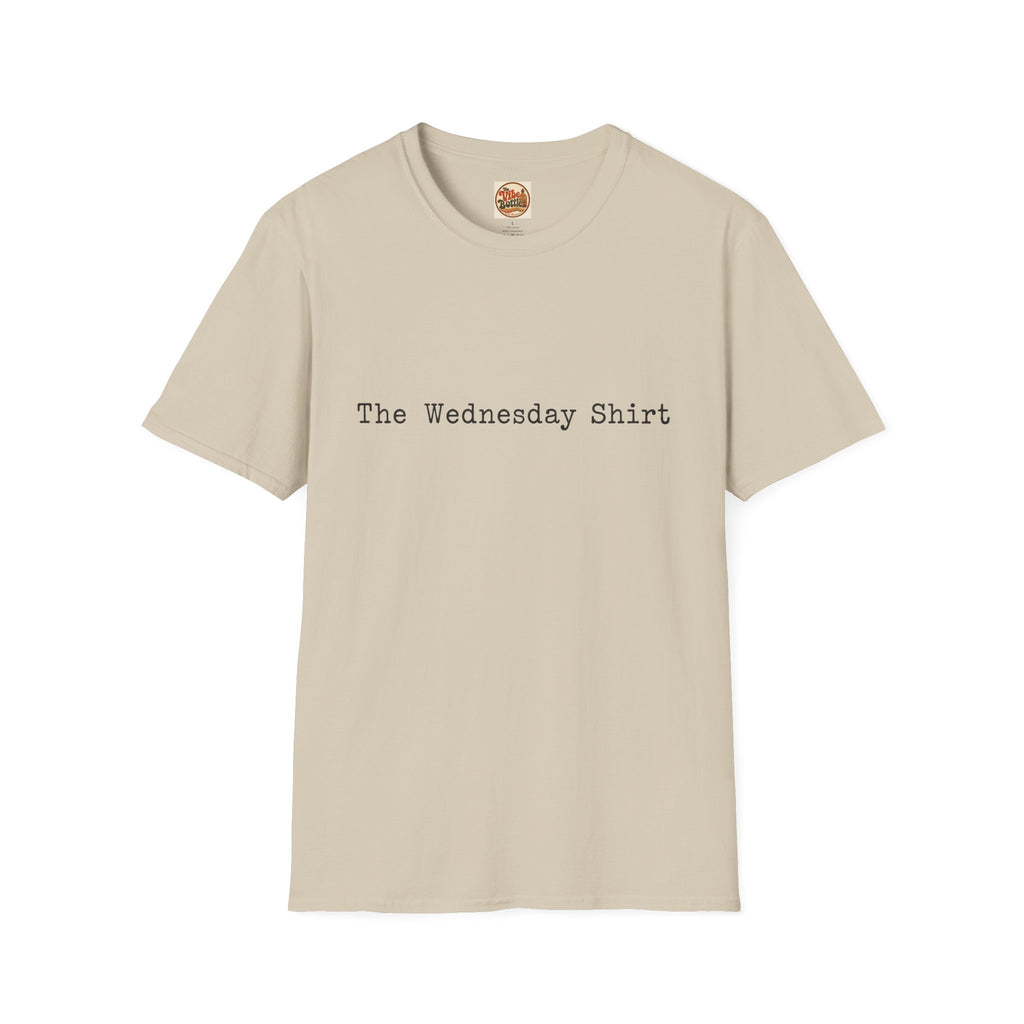 The Wednesday Shirt | Minimalist Text T-Shirt