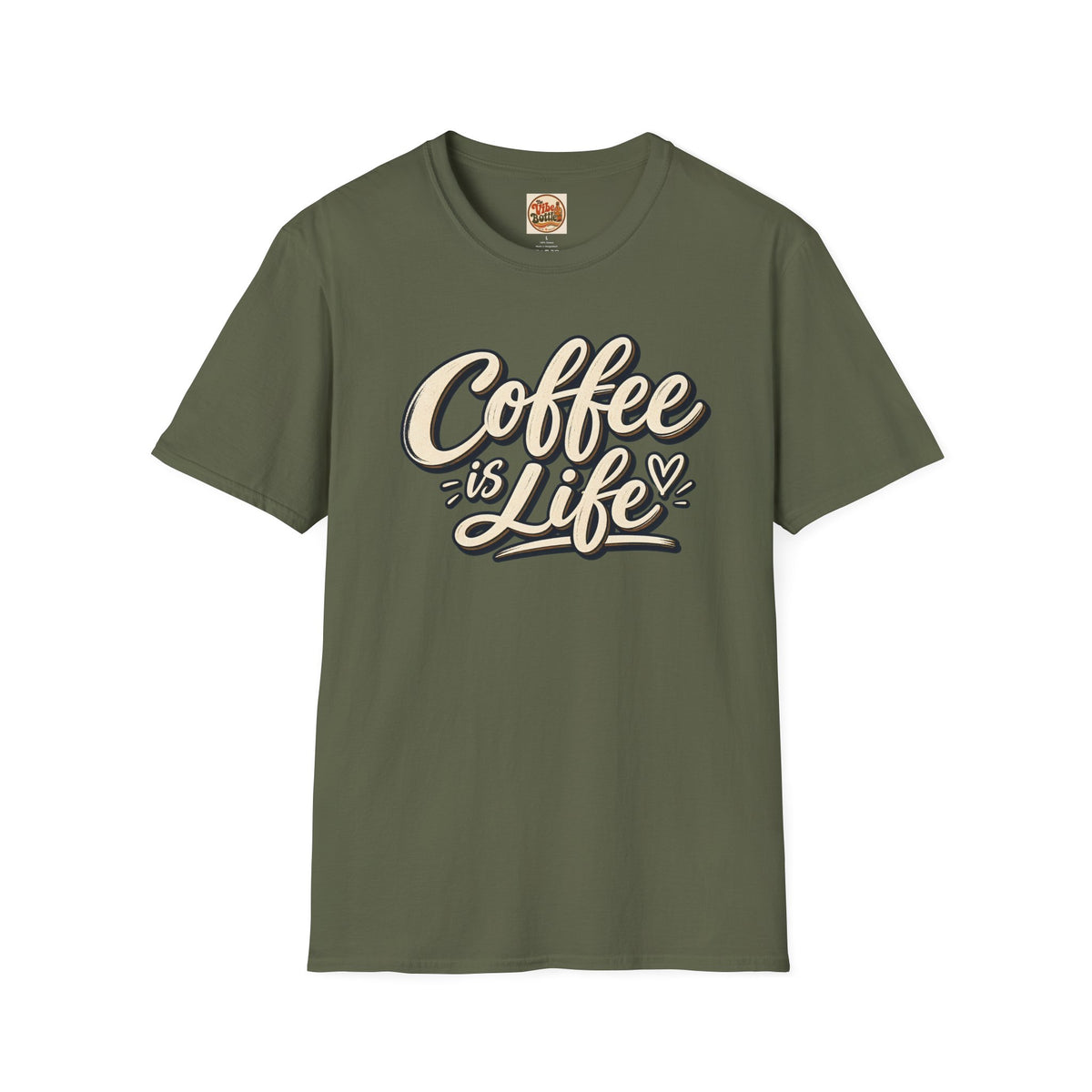 Coffee Is Life T-Shirt | Vintage Script Graphic Tee