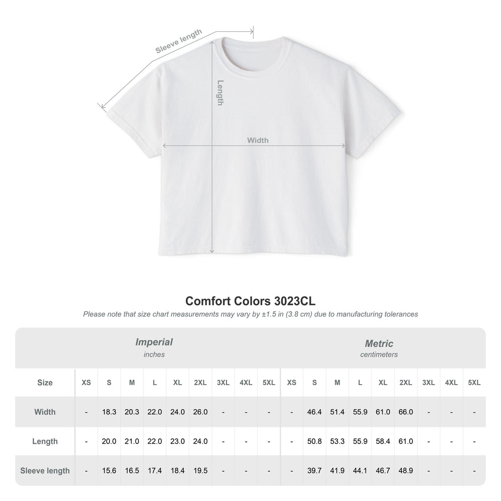 It’s Wine O’Clock | Women’s Boxy Crop T-Shirt
