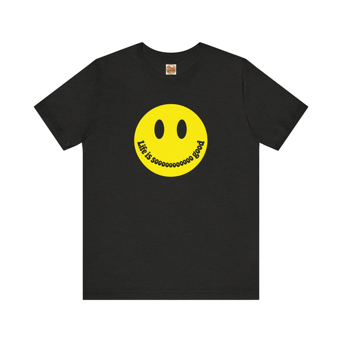 Life Is Sooooo Good Smiley Face T-Shirt | Retro Happy Tee