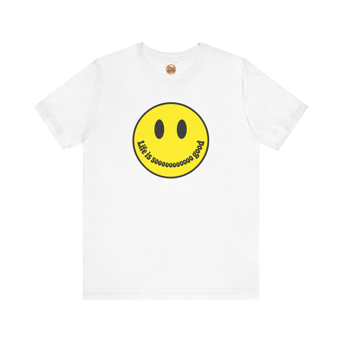 Life Is Sooooo Good Smiley Face T-Shirt | Retro Happy Tee
