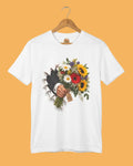 Flower Bouquet T-Shirt | Torn Paper Graphic Tee