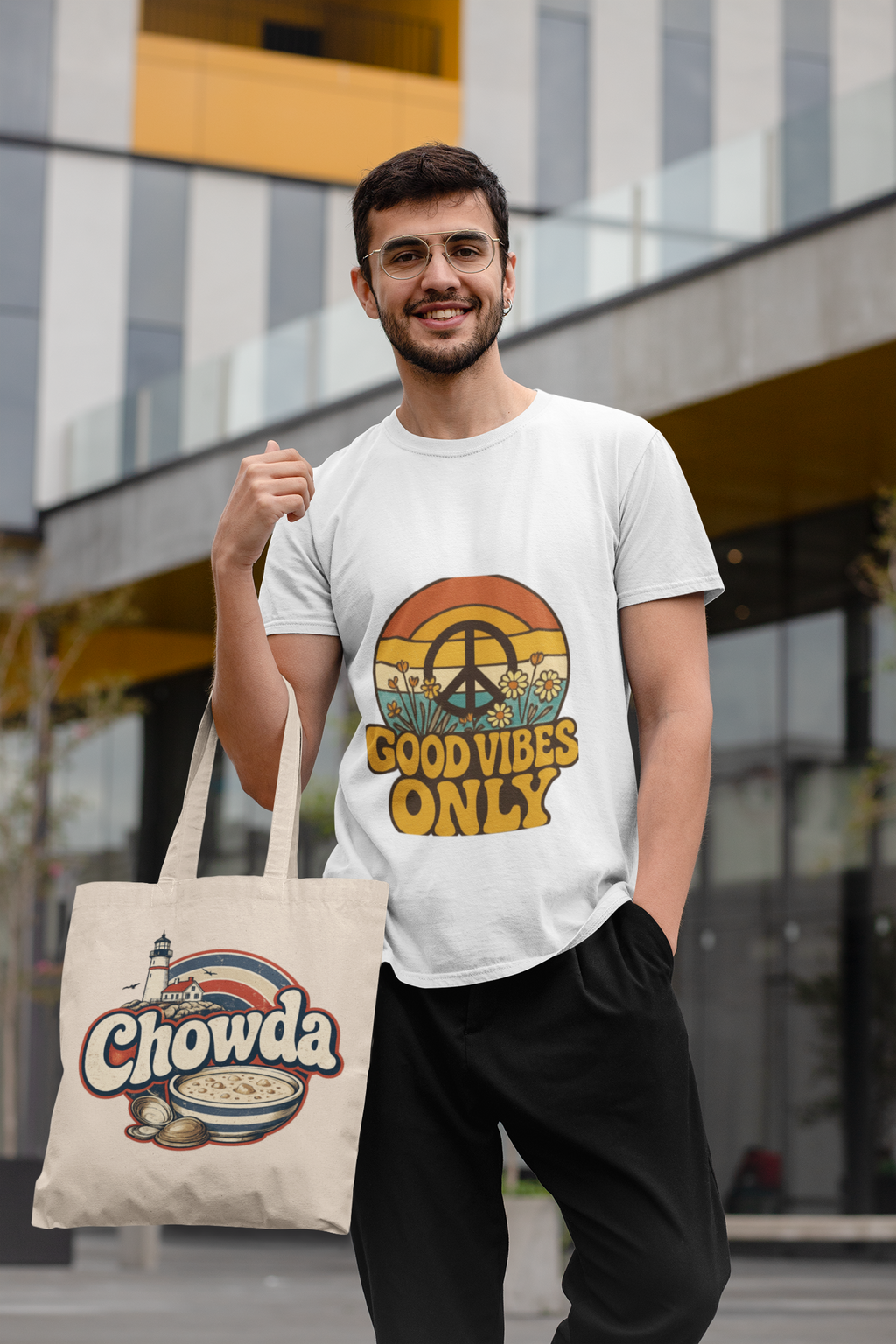 Chowda Tote Bag | New England Graphic Tote