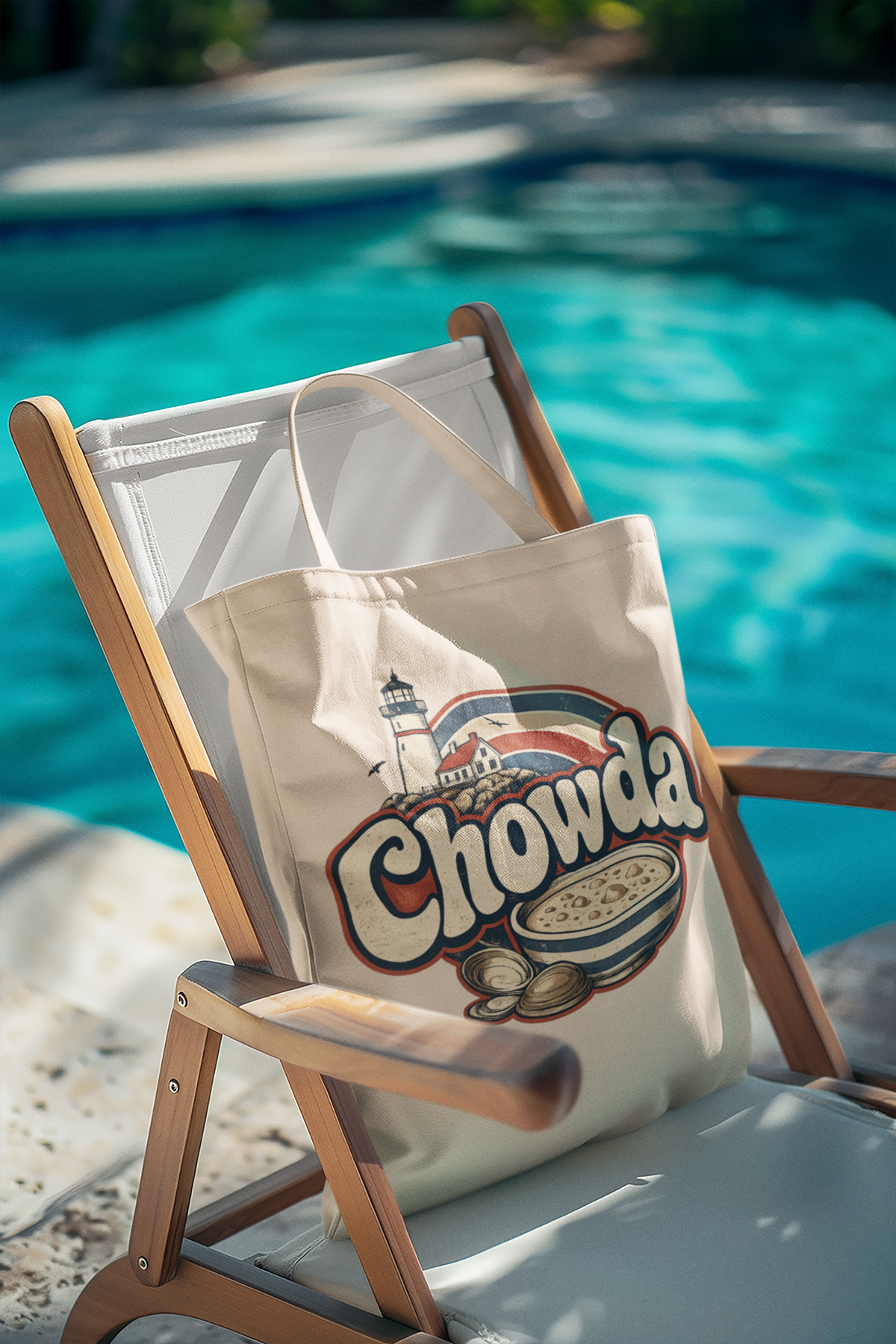 Chowda Tote Bag | New England Graphic Tote