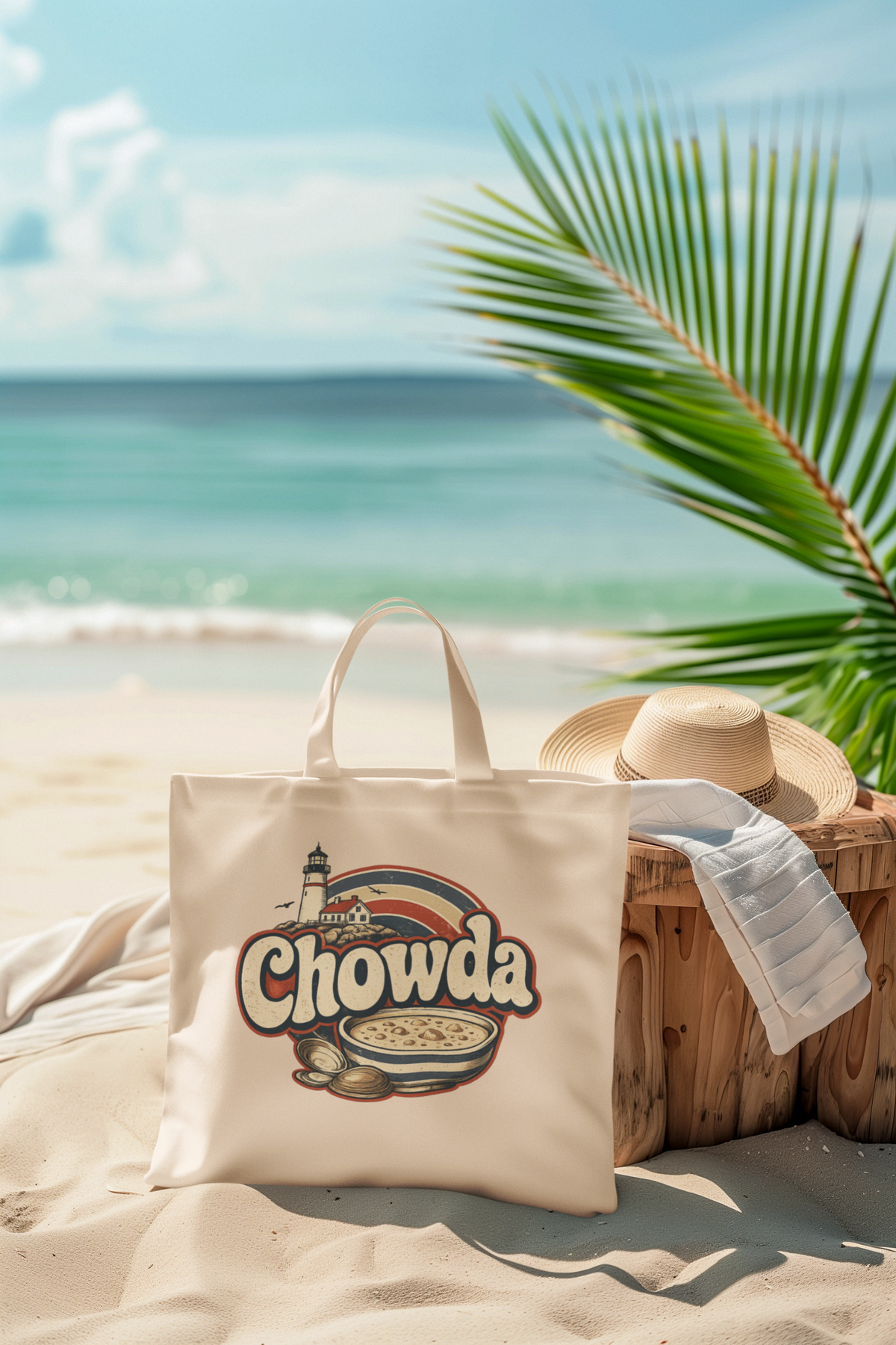 Chowda Tote Bag | New England Graphic Tote