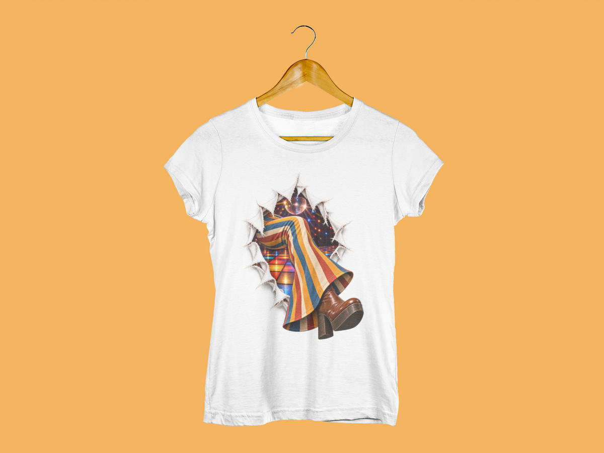 Disco Boot Graphic T-Shirt | Retro Western Tee